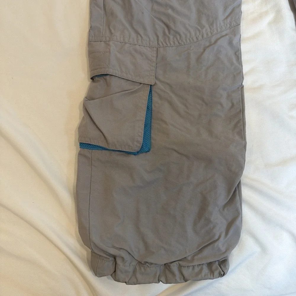 Xhilaration Women's Gray Cargo Pants Size‎ 13 Joggers Athleisure Y2k Baggy Punk